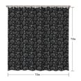 thumbnail image 5 of Black Gothic Cat Butterfly Rainbow Pattern Shower Curtain 72"x72" ,Bathroom Decorative Shower Curtains Set with 12 Hooks,Modern Waterproof Washable Shower Curtain, 5 of 6