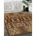 thumbnail image 2 of Ahgly Company Indoor Rectangle Patterned Blood Red Brown Area Rugs, 5' x 7', 2 of 6