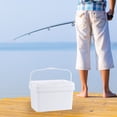 thumbnail image 4 of Tstorage 4 Packs Plastic Bucket with Airtight Lid, Food Storage Bucket, White, 3 Gallon, 4 of 7