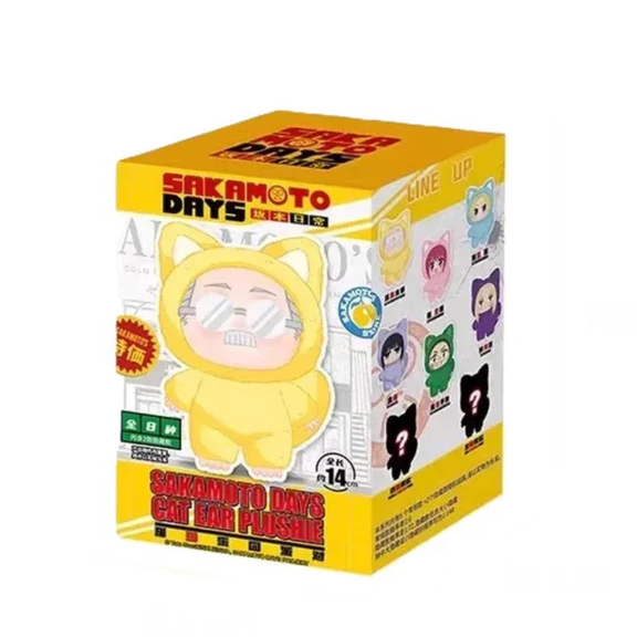Eaki Sakamoto Days Cat Ear Plushie Series Blind Box
