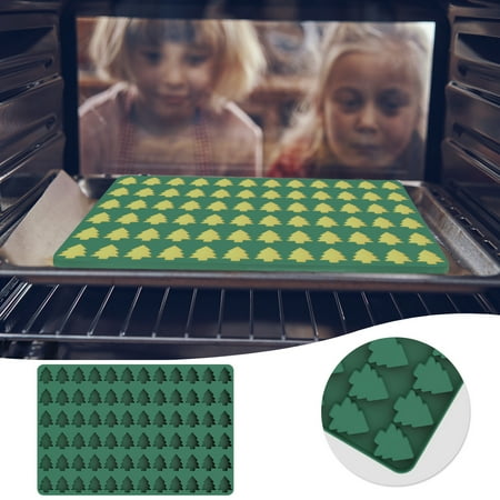 

ZOhankhai Christmas Tree Silicone Oven Mat Biscuits Chocolate Candy Silicone Mold Clearance Sale Products