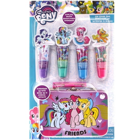 My Little Pony Friendship is Magic Best Friends Collectible Lip Gloss Tin Set