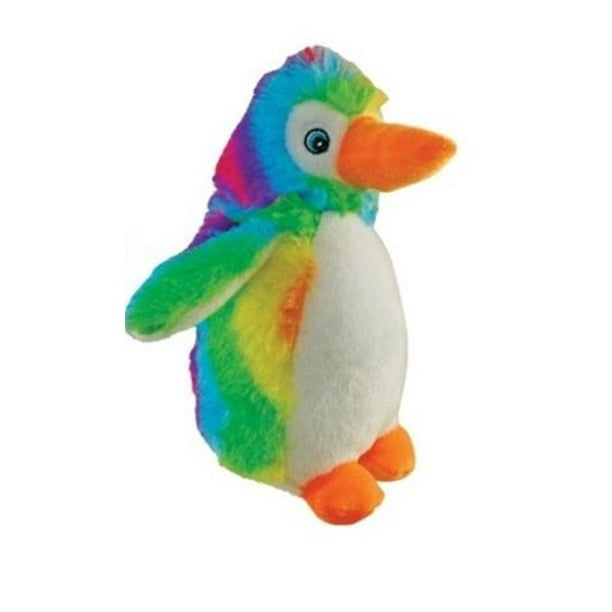 National Toy Rainbow Penguin Soft Stuffed Plush Animal Toy - 7.5
