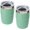 8oz-Seafoam, variant on 6 oz Espresso/Coffee Mug with Handle, Ceramic-Lined 18/8 Stainless Steel, Double-Wall Vacuum Insulated, Stackable, Dishwasher Safe, Fits Espresso Machines (Lilac, 2 Pack)