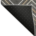 thumbnail image 5 of Addison Rugs Chantille Indoor/Outdoor Transitional Stripes Charcoal Machine Washable Round Rug, 8' x 8', 5 of 8