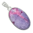 thumbnail image 1 of Tourmaline In Lepidolite 925 Sterling Silver Pendant Jewelry ALLP-9789, 1 of 1