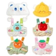 thumbnail image 1 of Conjunto Navideño y de Temporada para Muñeca de Algodón 20 cm, 6 Piezas (2 Sombreros + 4 Overoles de Pana), Atuendos Kawaii para Fotos, Regalo y Decoración, 1 of 5