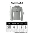 thumbnail image 6 of H2H Mens Casual Henley Long Sleeve Waffle Cotton T-Shirts BROWN US S/ASIA M (KMTTL062), 6 of 6
