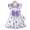 Purple, variant on Baby Girls Clothes Toddler Girls Butterfly Dress 4T Girls Summer Casual Dress 5T Girls Sleeveless Dress with Cute Bag Purple