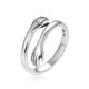 thumbnail image 5 of Anillo de abrazo de amor con manos de plata esterlina 925 para mujer, estilo retro tailandés, anillo abierto de Europa y Estados Unidos, 5 of 6