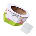 thumbnail image 3 of 1 orinal de viaje portátil para bebé, asiento de inodoro plegable de papel para coche., 3 of 7