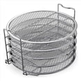 thumbnail image 2 of 2X Dehydrator Rack Stainless Steel Stand Accessories Compatible with for Ninja Foodi Pressure Cooker And 6.5,2 * Dehydration rack,Silver, 2 of 8