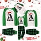 thumbnail image 1 of Pijamas familiares con estampado de cuadros navideños de moda, mono de bebé, monos de poliéster para bebé, 1 of 4