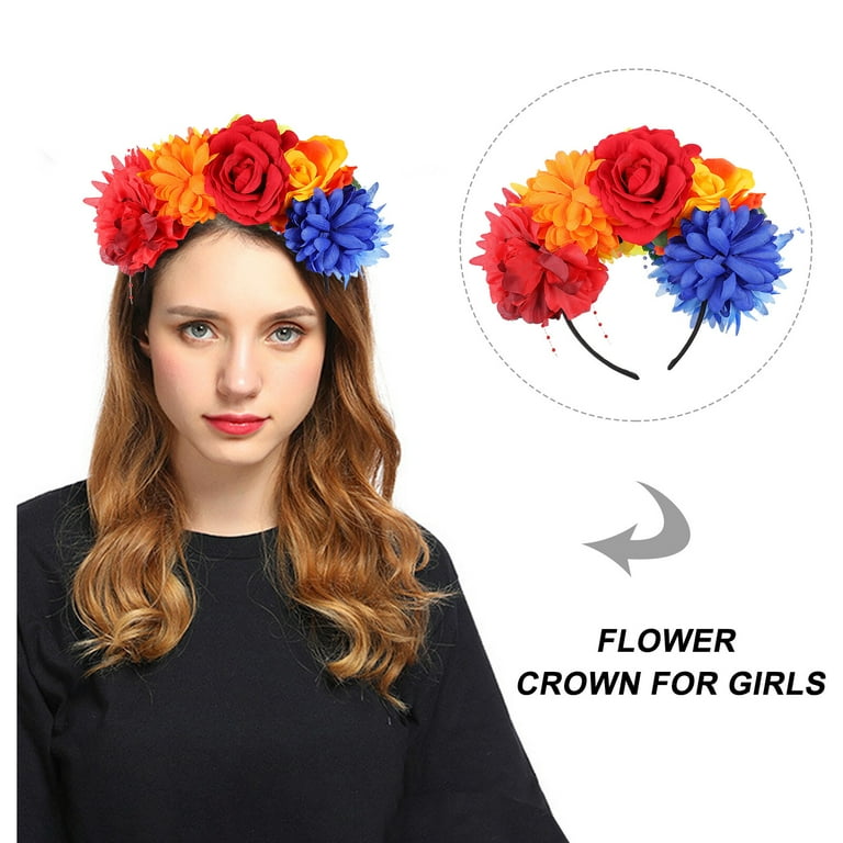 ◆EMIS◆ FLOWER HAIRBAND m1037_1334606 Zhiyie Flower Headband Floral Headband Garland Flower Crown