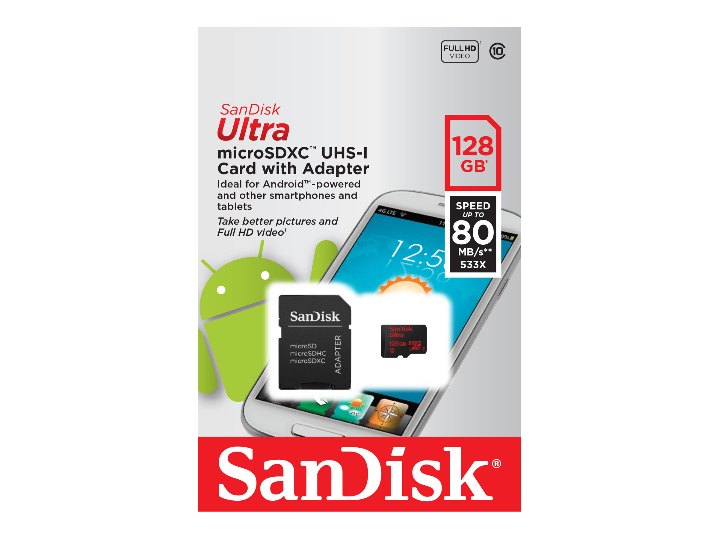 SanDisk 64GB ImageMate Pro microSDXC UHS 1 Memory Card - Up to 200MB/s-  SDSQXBZ0-64G-Awcka