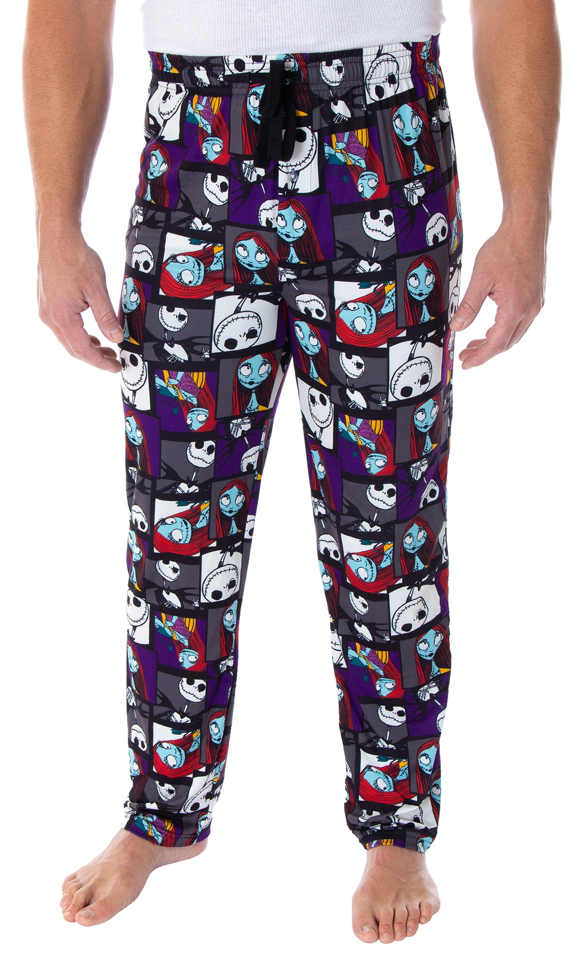 Jack Skellington Sleep Pants  S M L XL 2XL Lounge Pant Pajamas Glows in dark 