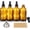 Amber, variant on 4 Pack, 4 oz Blue Dropper Bottles, Black Cap - Essential Oils Bottles for , Personal Care & Beauty - 120ml Thick Dark Blue Glass Tincture Bottles with Eye Droppers, Leakproof