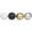 Multi Colored Metallic Small Solid Geometric Round S/4 4"D, variant on DecMode Multi Colored 4" Geometric Metallic Small Ceramic Orbs & Vase Filler (4 Count)