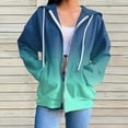 thumbnail image 2 of Shirts for Women Trendy Y2k Fall Winter Relaxed Fit Hooded Long-sleeved Rolled One Shoulder Drawstring Solid Color Leisure Polyester Sweatshirts Hoodies(Mint Green,XXXL), 2 of 4