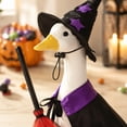 thumbnail image 5 of Sruoe Halloween Cloak Hat Set Porch Goose Outfits, 23" Porch Goose Clothes for Lawn Yard and Patio Decoration, Lawn Goose Clothing for Cement Goose Lawn Goose Outfit, Garden Goose Costume, 5 of 6