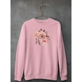 thumbnail image 3 of Fungi Field Trip C. Sweatshirt Men -Annie Warren Designs, Male x-Large, 3 of 4