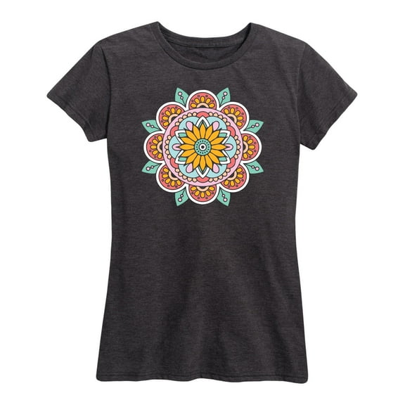 Instant Message - Spring Mandala - Women's Short Sleeve Graphic T-Shirt