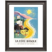 France La Cote Basque - Picture Frame 8x10 inches - Poster - Print