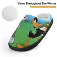 thumbnail image 4 of Characters Looney Tunes Soft Plush Slippers for Boys Girls Winter Warm Cotton Slippers with Rubber Sole Non-Slip Kid's Slip on Shoes Fluffy House Slippers For Indoor And Outdoor, 4 of 8