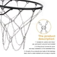 thumbnail image 3 of Cadena trenzada de acero inoxidable de Basketball Net Dakzhou, 3 of 6