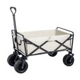 thumbnail image 1 of Carrito plegable carrito de viaje pesado carrito de comestibles plegable carrito de compras al aire libre camping car 8 pulgadas ruedas blancas, 1 of 10