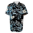 thumbnail image 4 of Hawaiian Shirt for Men Short Sleeve Button Down Coconut Palm Print Aloha Shirts Summer Beach Floral Shirts, 4 of 5