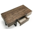 thumbnail image 3 of Magnussen Prescott Modern 48" x 24" Coffee Table in Rustic Honey, 3 of 3