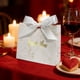 thumbnail image 4 of Caja De Embalaje De Papel Paquete de 10 mini bolsas de regalo con lazo de agradecimiento blanco para bolsos, corbatas y bufandas JASKFLY, 4 of 9