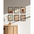 thumbnail image 6 of Haus and Hues 6x8 Walnut Oak Wooden Picture Frame - Set of 6 6x8 Poster Frame - Premium Oak, Vertical Hang, Shatterproof Plexiglass - Ideal for Home, Room, Office (6x8-inch, Walnut, Set of 6), 6 of 6