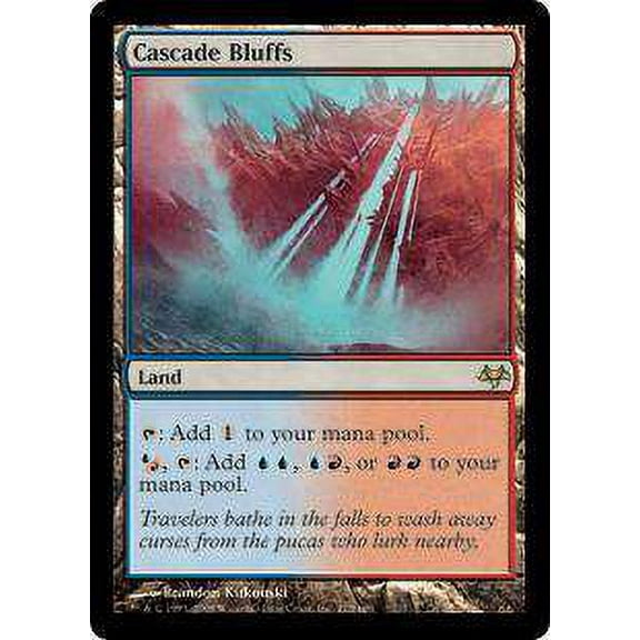 MtG Eventide Rare Cascade Bluffs #175