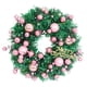 thumbnail image 1 of Coronas navideñas para puerta delantera, corona navideña Artificial de 15,8 pulgadas, adornos de bolas de Navidad, decoraciones para Navidad, 1 of 8