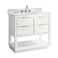 thumbnail image 5 of Avanity ALLIE-VS37-WTG-C Allie 36" Free Standing Single Basin Vanity Set - White, 5 of 5