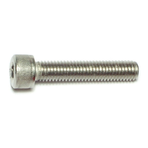 8mm-1.25 x 40mm Stainless A2-70 Steel Coarse Thread Hex Socket Cap Screws