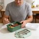thumbnail image 4 of Light Lunch Box With High Inner Double Layered Compartment Lunch Box With Fork Spoon Convenient Microwave Lunch Box, 4 of 6