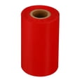 thumbnail image 1 of Unique Bargains 3.93'x328' (100mmx100m) Wax Thermal Transfer Ribbon, 1 Roll 1' Core Ink Out Barcode Printer Ribbon, Red, 1 of 6