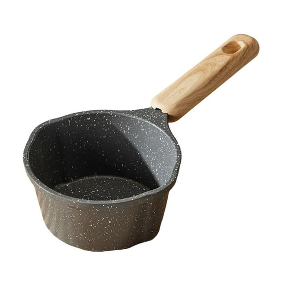 lanema 250ml Nonstick Frying Pans Butter Warmer Chocolate Melt Pans Milk Pots Small Cookware with Long Handle Saucepan