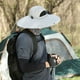 thumbnail image 5 of Sombrero con ventilador solar para acampar y hacer senderismo, sombrero con ventiladores, energía solar, ventilador solar ancho, sombrero para pesca al aire libre, carga solar USB, visera de tela, 5 of 6