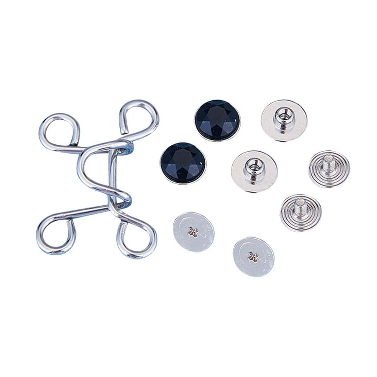 Pianpianzi Valentines Buttons Enlarger Sleeve Snap Buttons for Sewing Small Pant Waist Tightener Instant Jean Buttons for Loose Jeans Pants Clips for