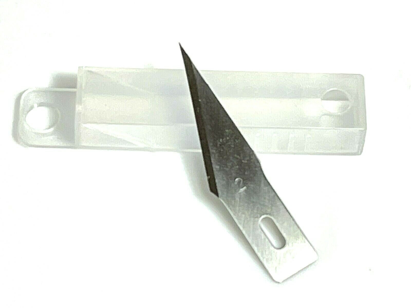100X No #2 Precision Large Hobby Knife Blades Refill Replacement Craft Arts for X-ACTO EXACTO