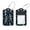 multicolored 4, variant on PhooArto 2 Pack Leather Luggage Tag with Stainless Steel Loop, Space Stars Universe Cosmic Baggage Handbag Travel Suitcase Tags with Name ID Card Perfect to Quickly Spot Luggage Suitcase