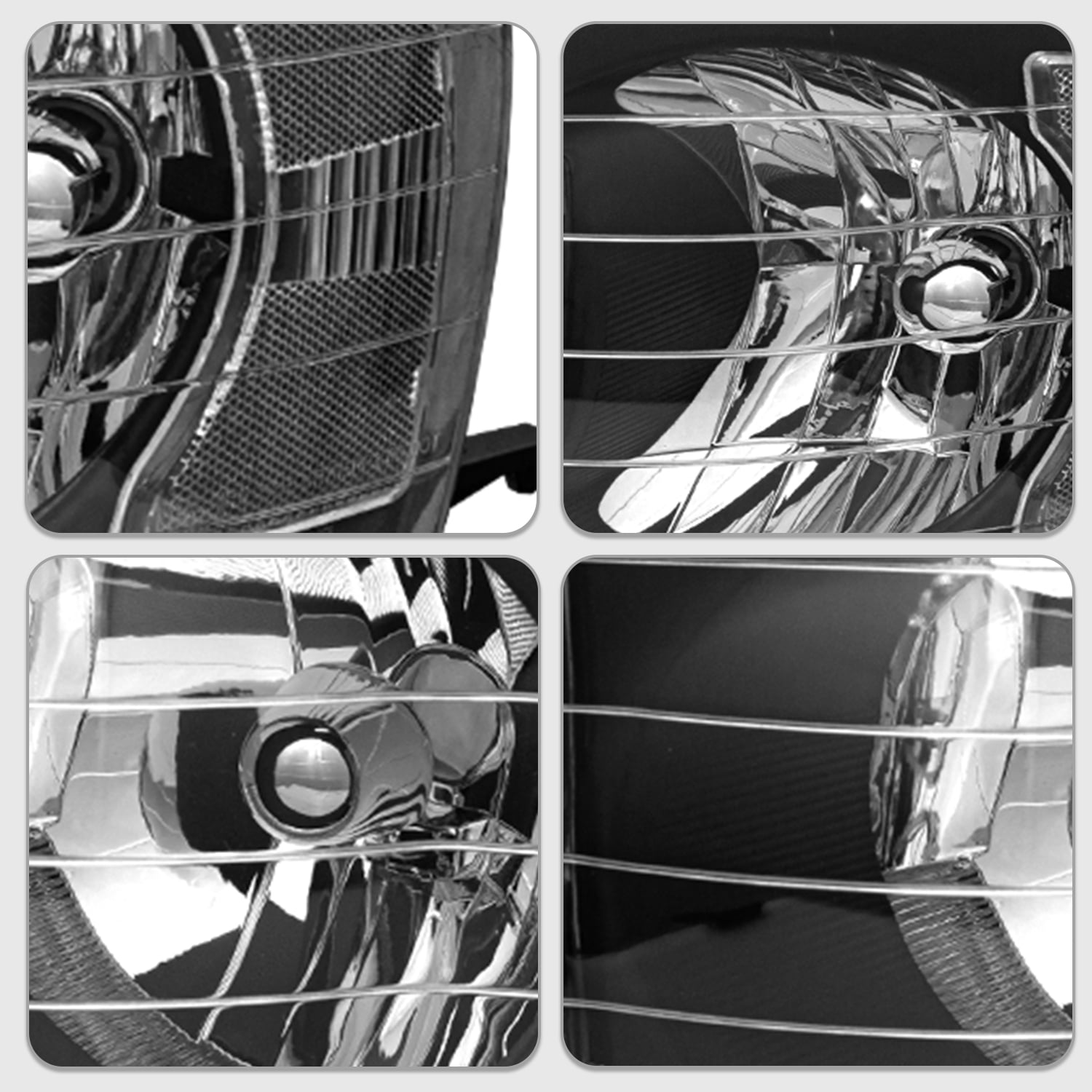 Bryght Black Housing Clear Corner Halogen Headlights Fits 2002-2005 Dodge Ram 1500 2500 3500