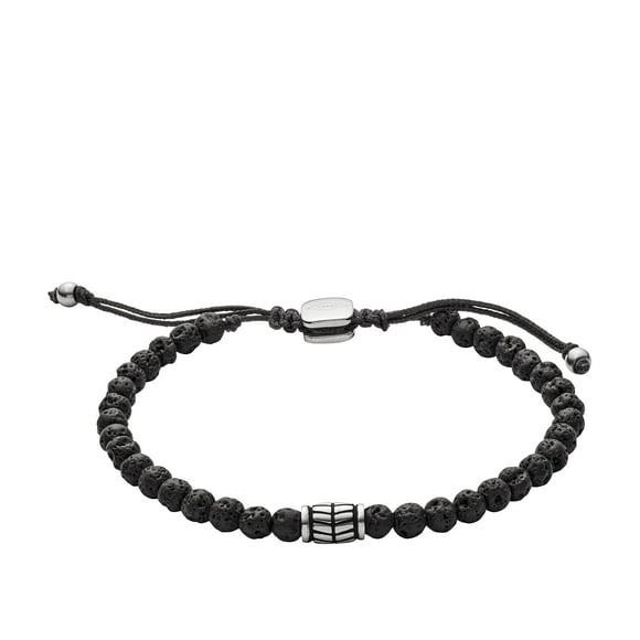 Fossil Semi-Precious Bracelet, Black, One Size