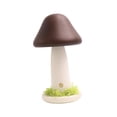 thumbnail image 3 of Lámpara de madera con forma de hongo para mesita de noche, ideal como regalo de inauguración de la casa. L Luz cálida, 3 of 9