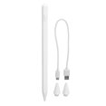 thumbnail image 1 of Lápiz de pantalla táctil USB recargable resistente a los arañazos tableta Bluetooth lápiz táctil para escribir y dibujar blanco, 1 of 10