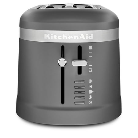 KitchenAid KMT5115DG 4 Slice Long Slot Toaster with High-Lift Lever, Dark (Best Rated 4 Slice Toaster)